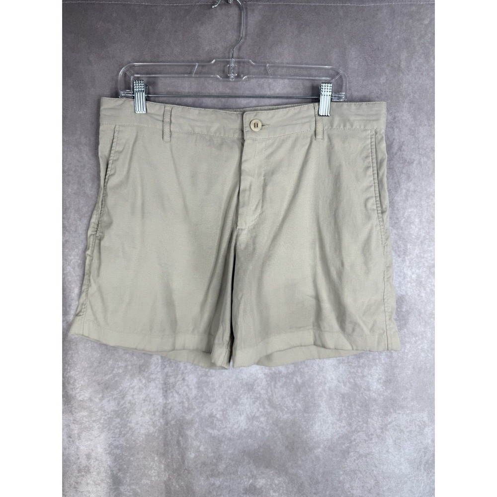 Outlier New Way Hybrid Chino Drawstring Shorts In Tan Men's Size 33